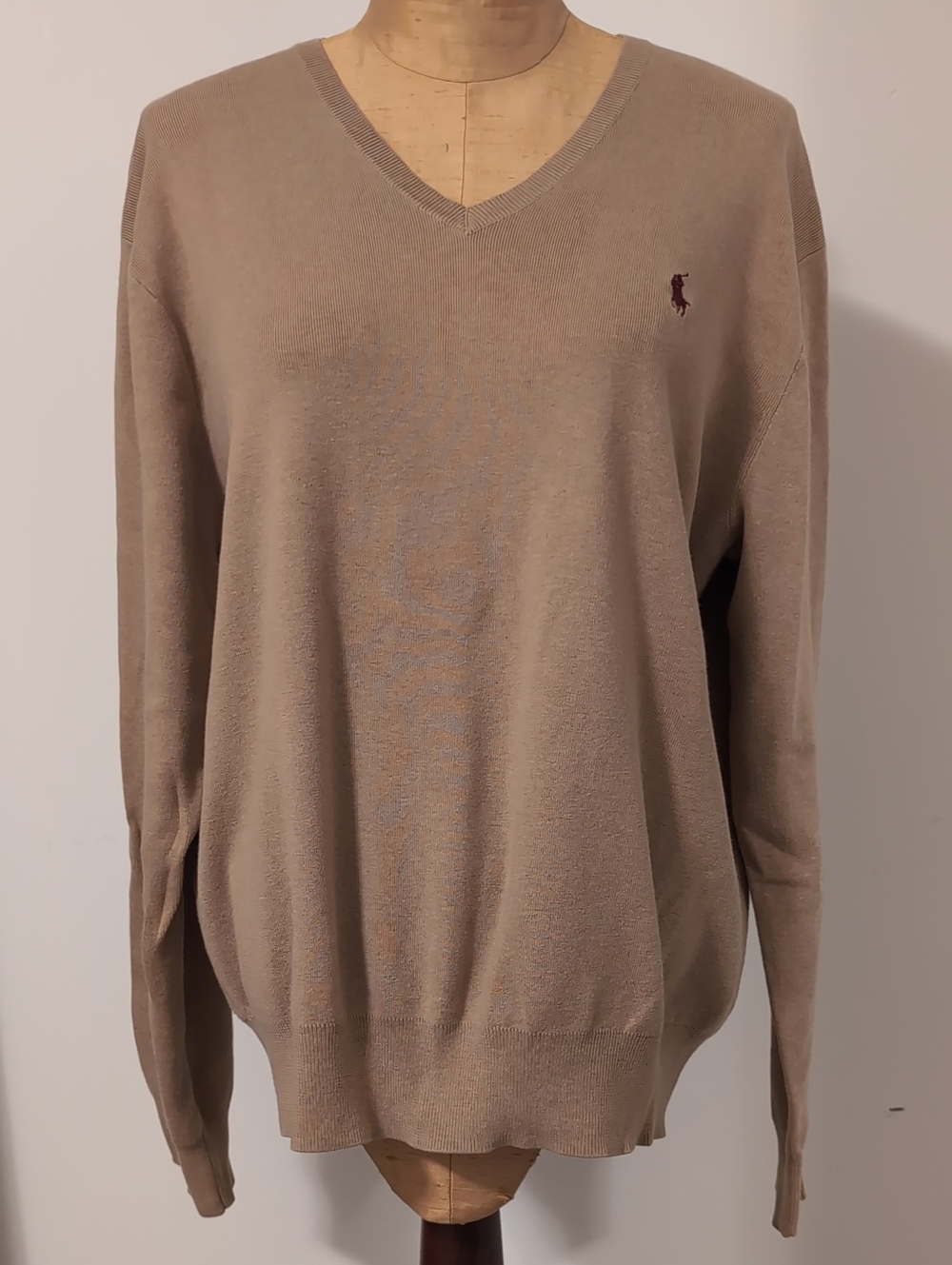 Polo by Ralph Lauren Men's V-Neck Sweater Vintage